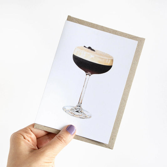 Espresso Martini Greeting Card
