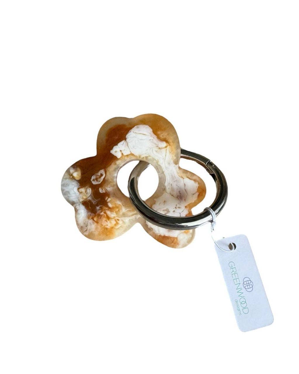Floral Resin Keyrings