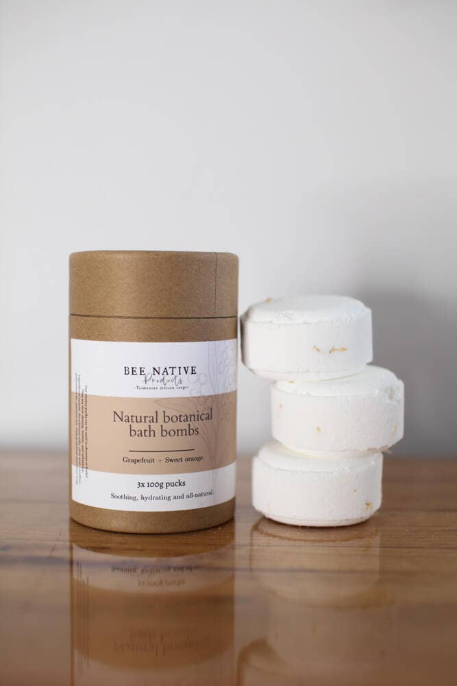 Grapefruit & Sweet Orange Botanical Bath Bomb - 3 pack