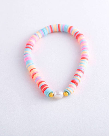 Pearl Pop Heishi Bead Bracelet
