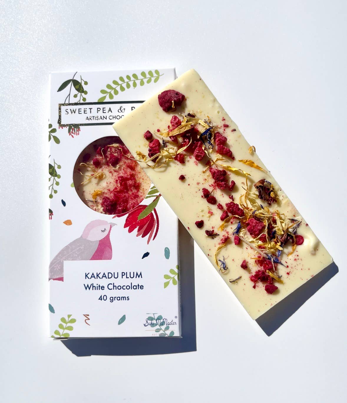 White Chocolate Kakadu Plum Suki McMaster Illustrated Bar