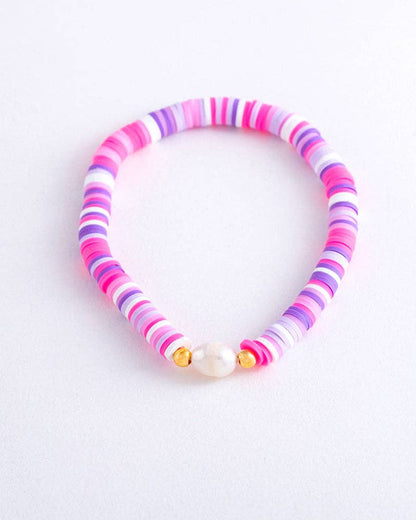 Pearl Pop Heishi Bead Bracelet
