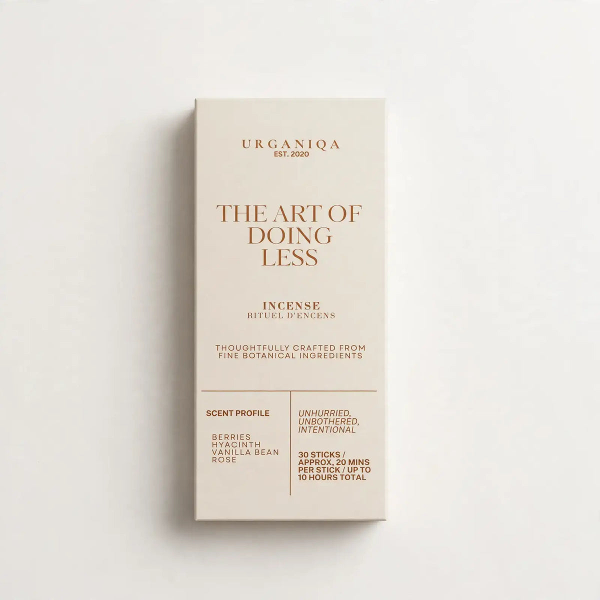 The Art of Doing Less Incense | Grounded Collection