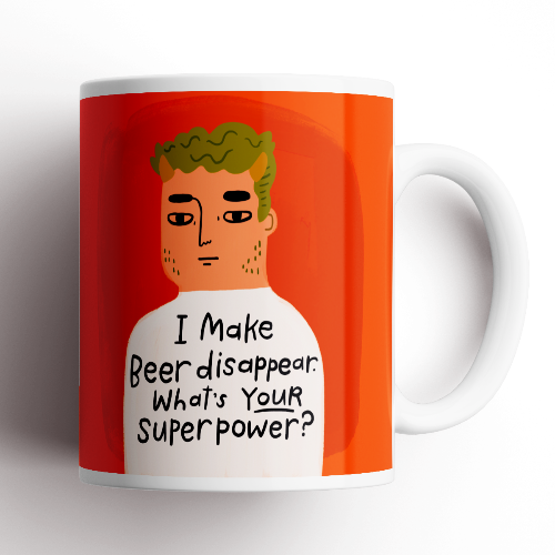 I Make Beer Disappear Grumpy Bastard Mug