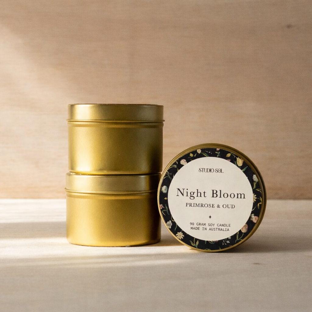 Night Bloom Travel Tin | Primrose + Oud
