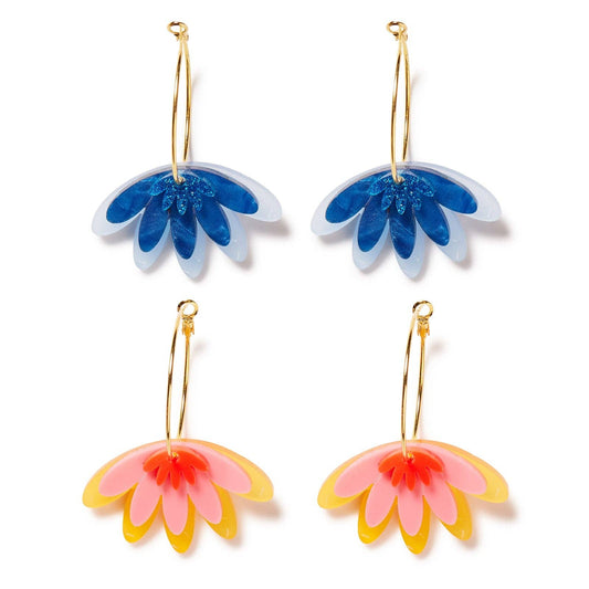 Roller Derby Ruby Earrings // Select Colour