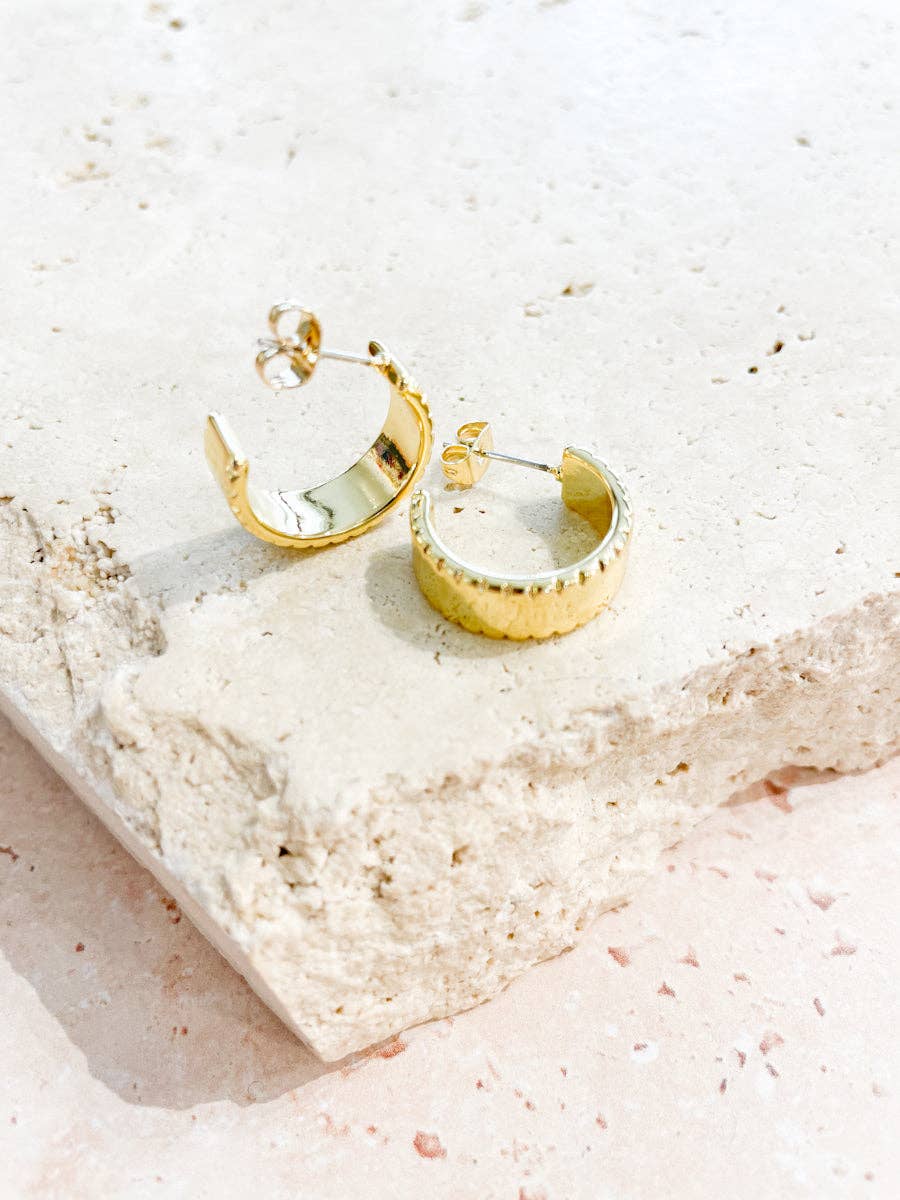 Silva 18K Gold Plated Loop Earrings