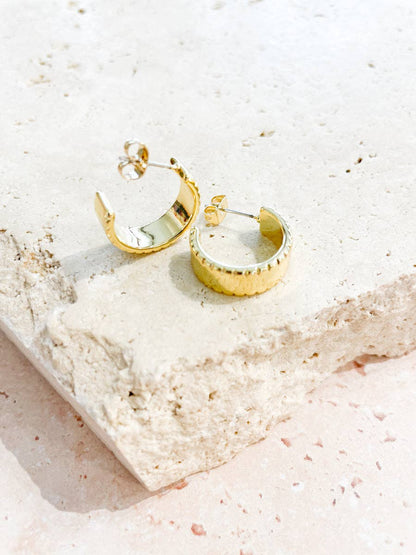 Silva 18K Gold Plated Loop Earrings