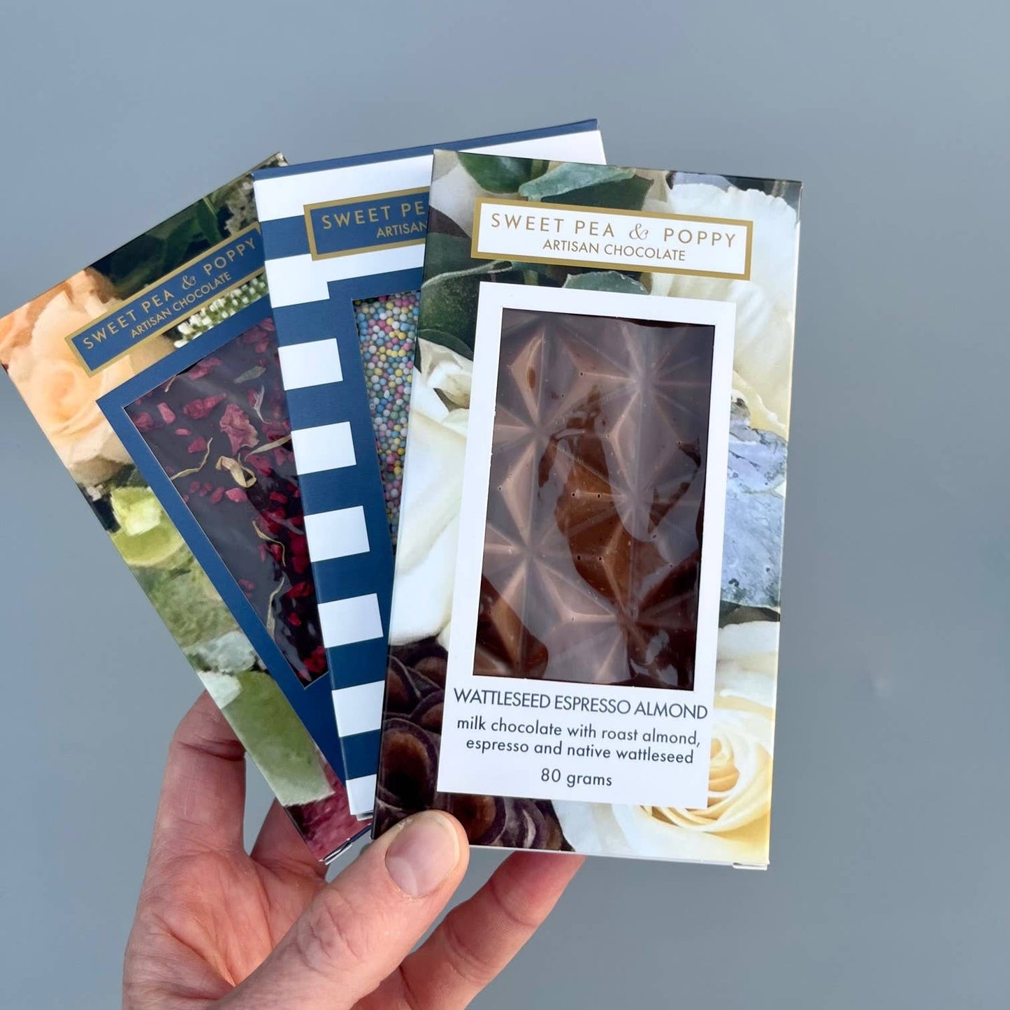 'Wattleseed Espresso Almond' Artisan Chocolate Bar