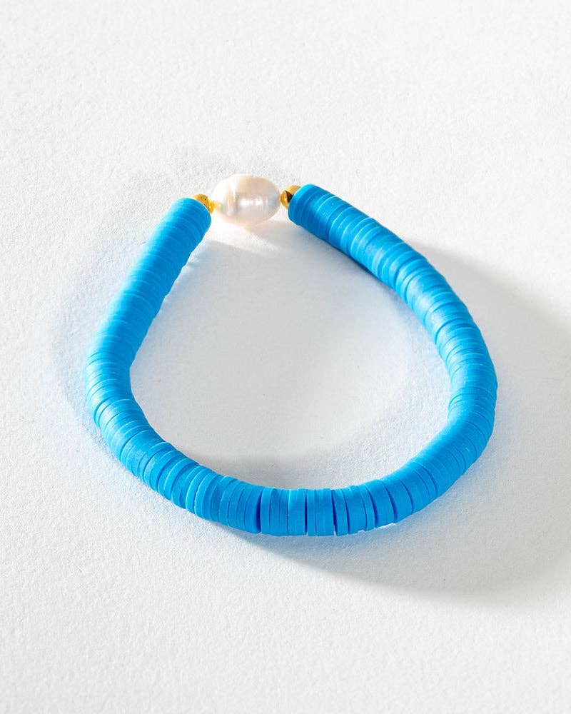 Pearl Pop Heishi Bead Bracelet