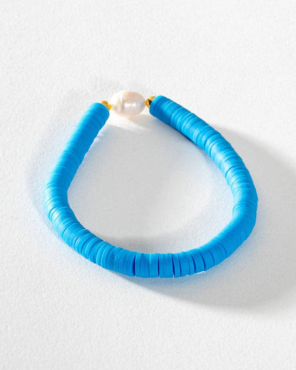 Pearl Pop Heishi Bead Bracelet