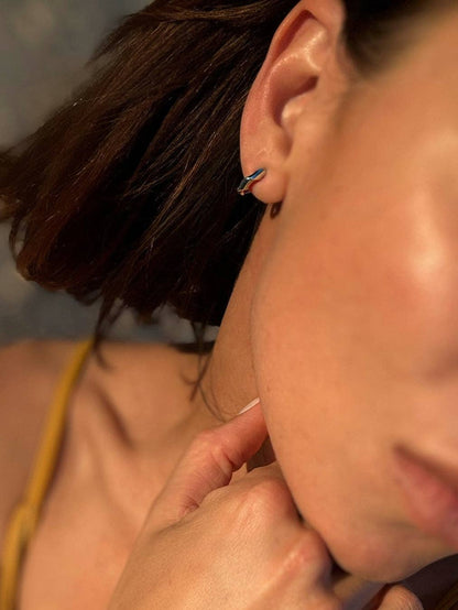 Origins Wave Hoop Earrings