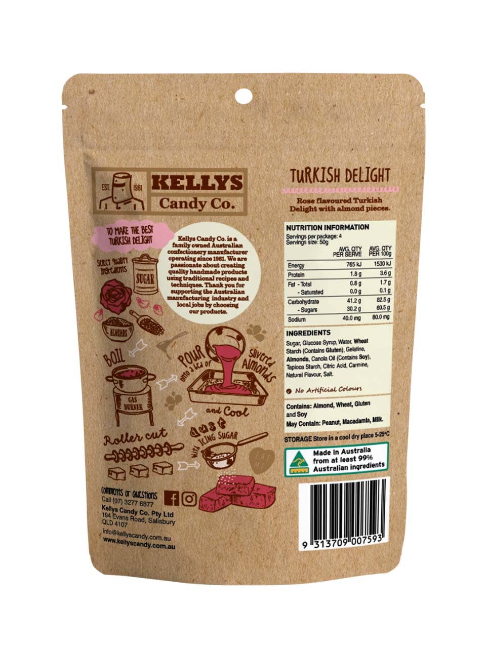 Turkish Delight - Pouch 200g