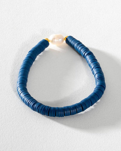 Pearl Pop Heishi Bead Bracelet