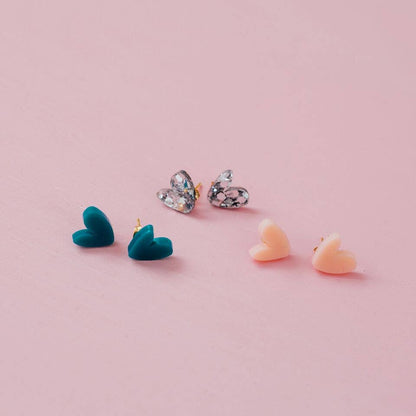 Heart Studs