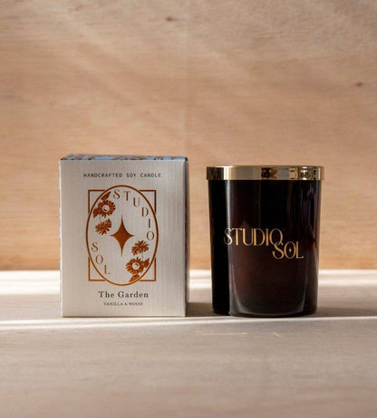 The Garden Candle | Vanilla + Wood