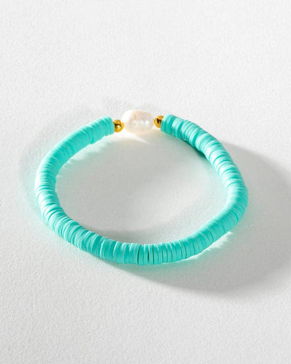 Pearl Pop Heishi Bead Bracelet
