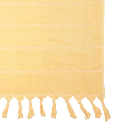 Santorini Beach Towel - Custard