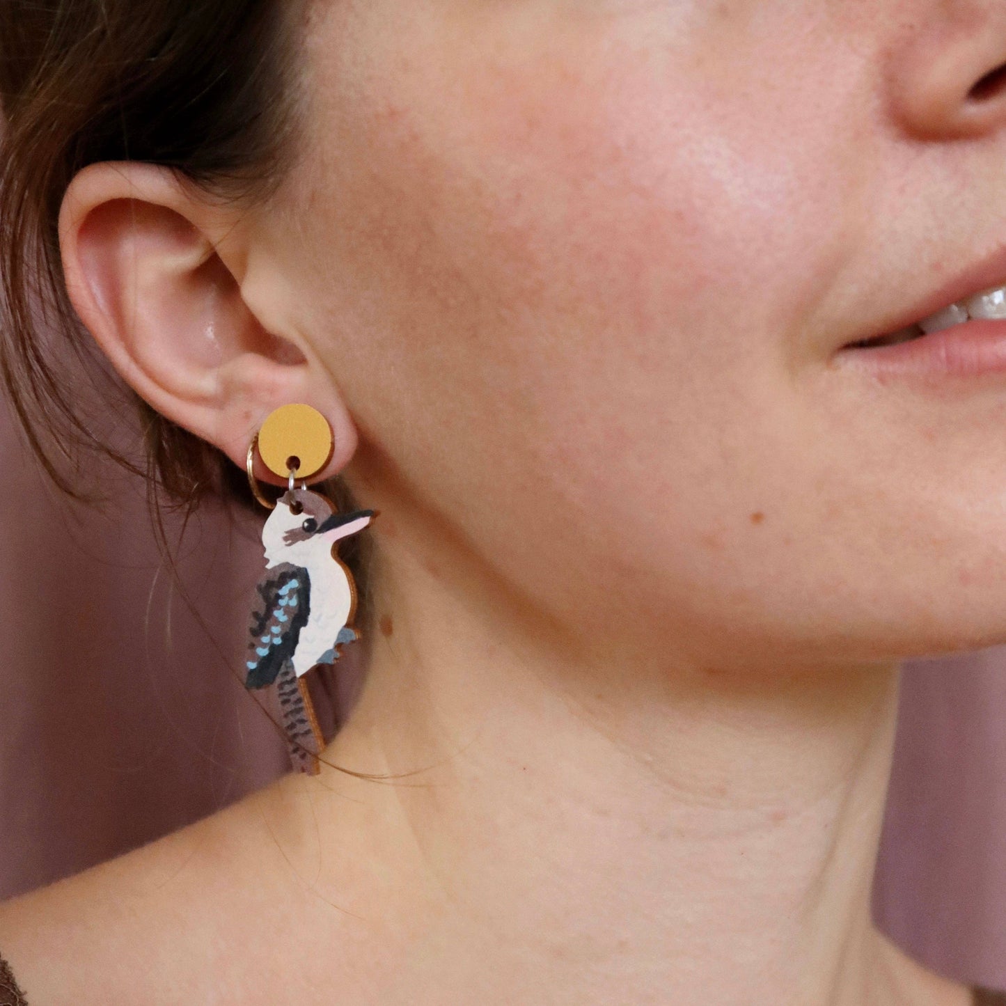 Earrings - Kookaburra Australian Bird
