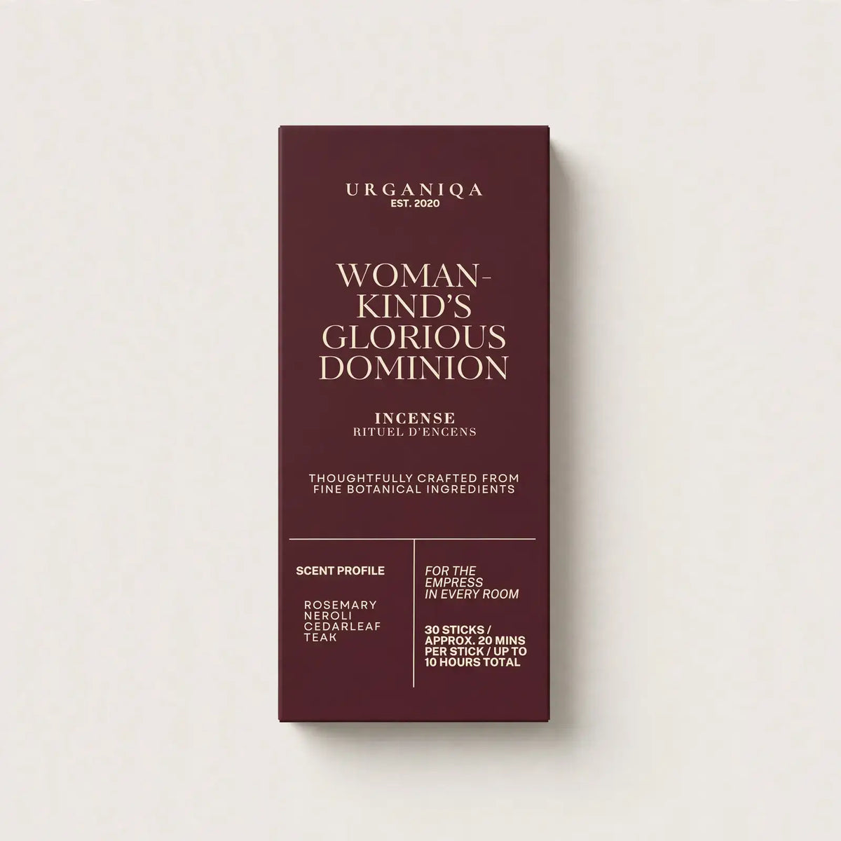 Womankind's Glorious Dominion Incense | Grounded Collection