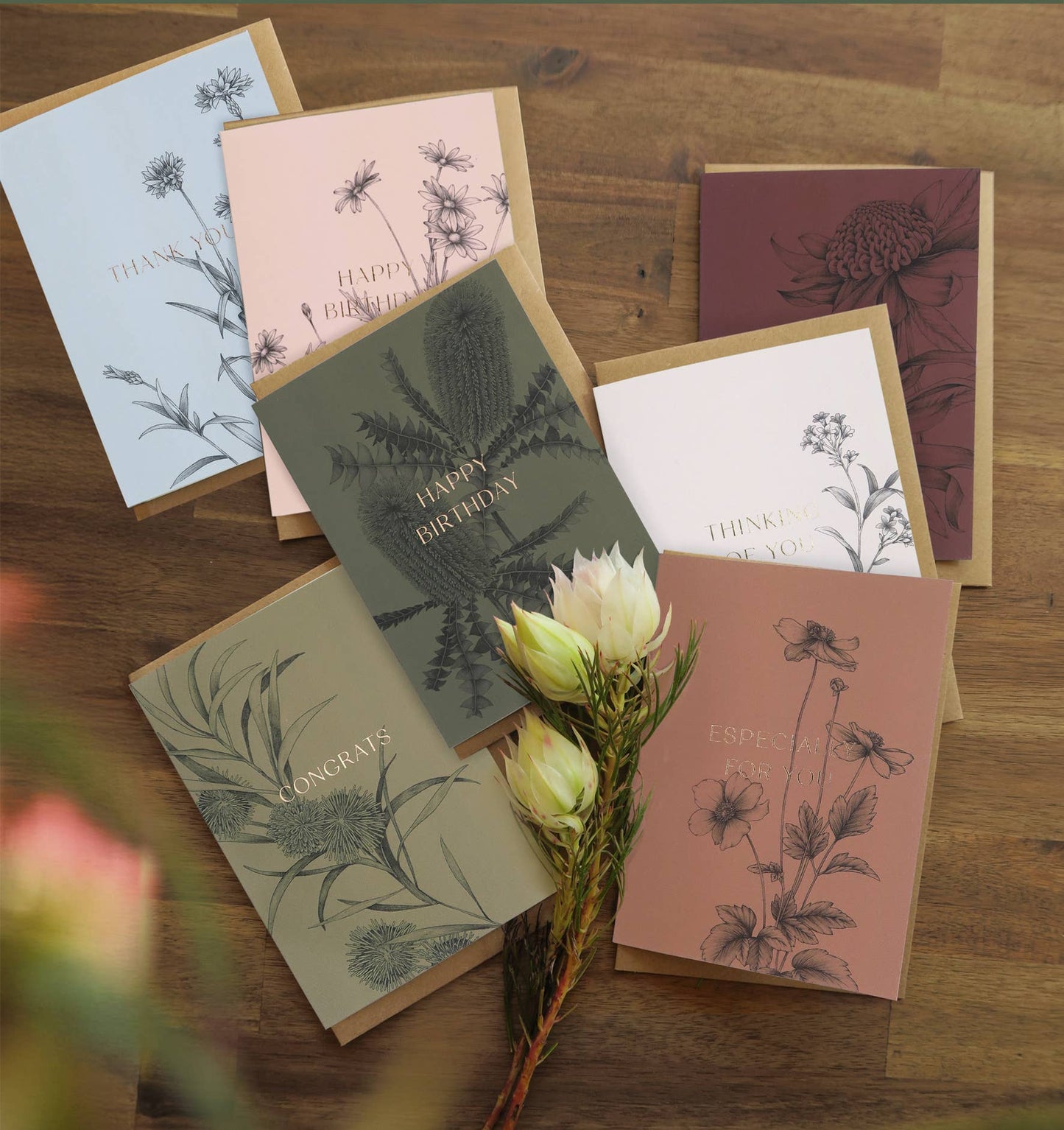 Wildflower Thinking of You Card