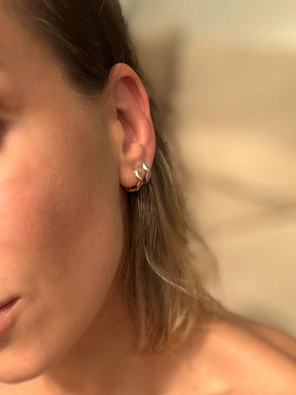 Origins Wave Hoop Earrings