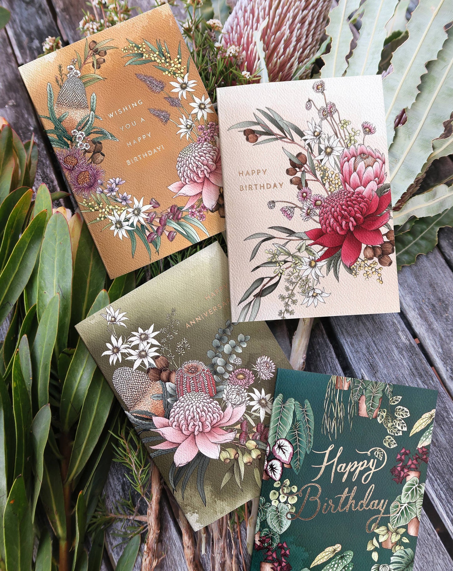 Wild Natives Birthday Card