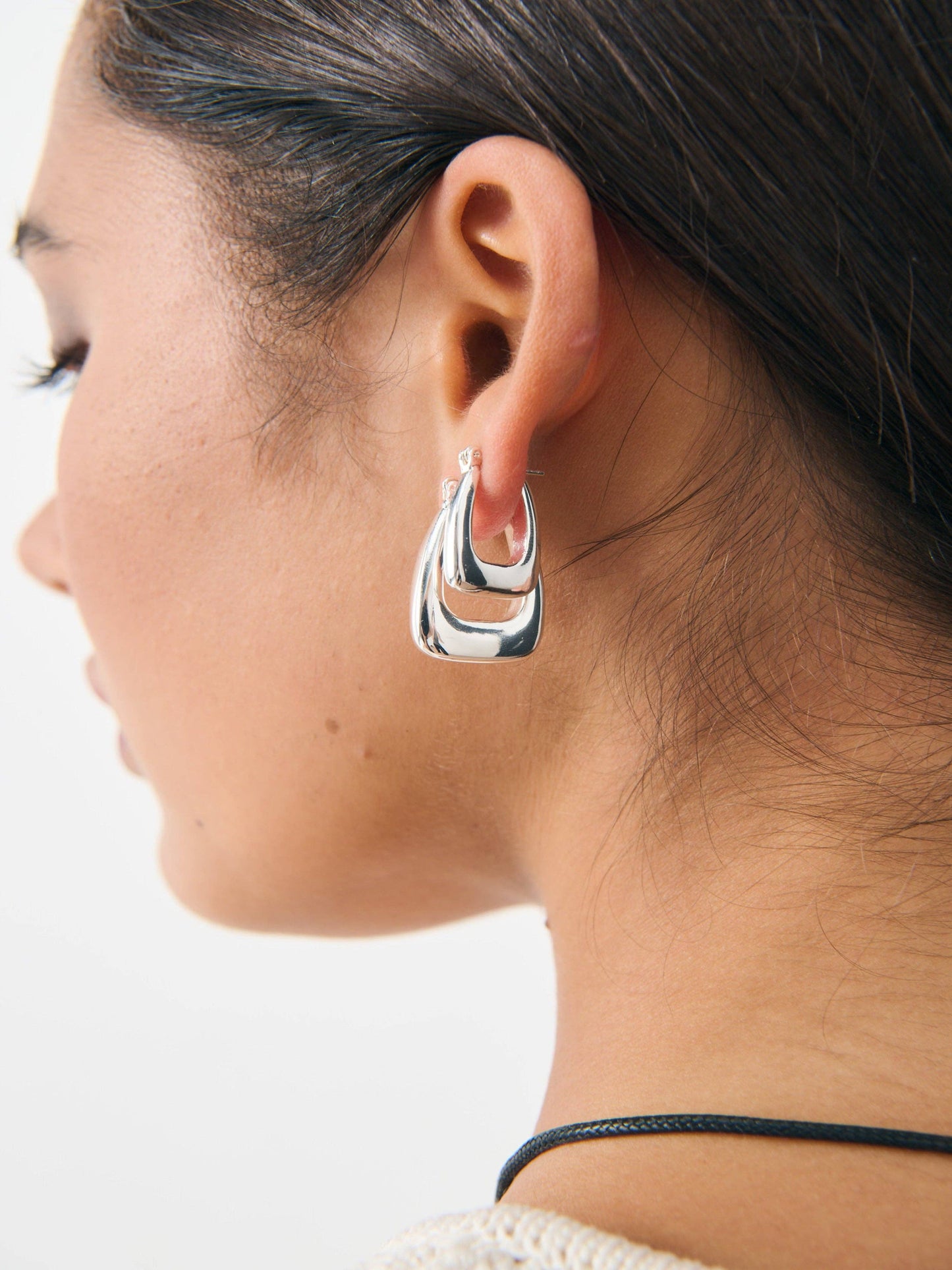 Desu Sterling Silver Stacker Earring Set