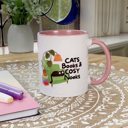 Cats Books and Cosy Nooks - Ceramic Mug