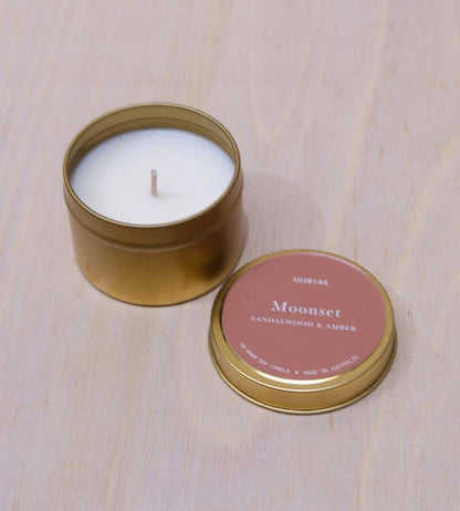 Moonset Travel Tin | Amber + Sandalwood