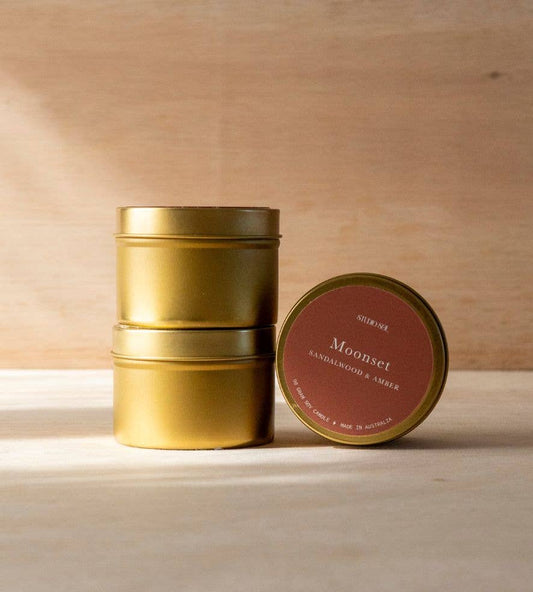 Moonset Travel Tin | Amber + Sandalwood