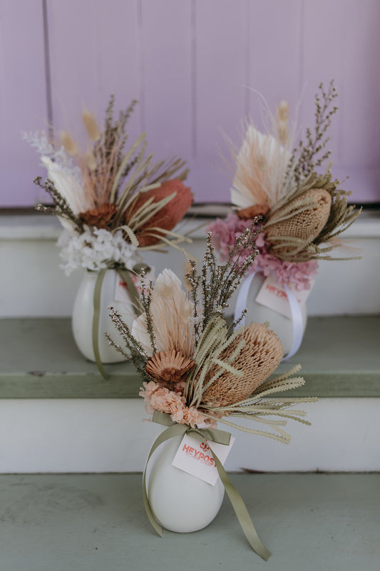 Everlasting Raindrop Vase Arrangement PRE-ORDER