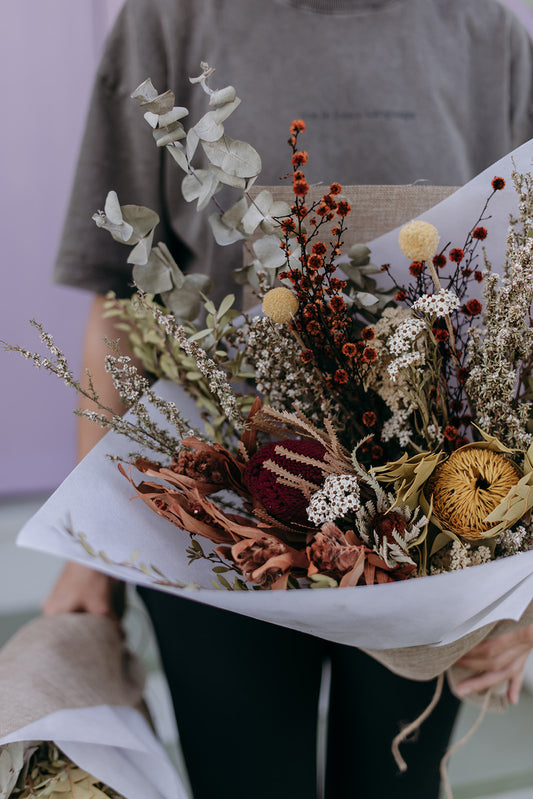 Large Dried Flower Bouquet (Autumn Colours) PRE-ORDER