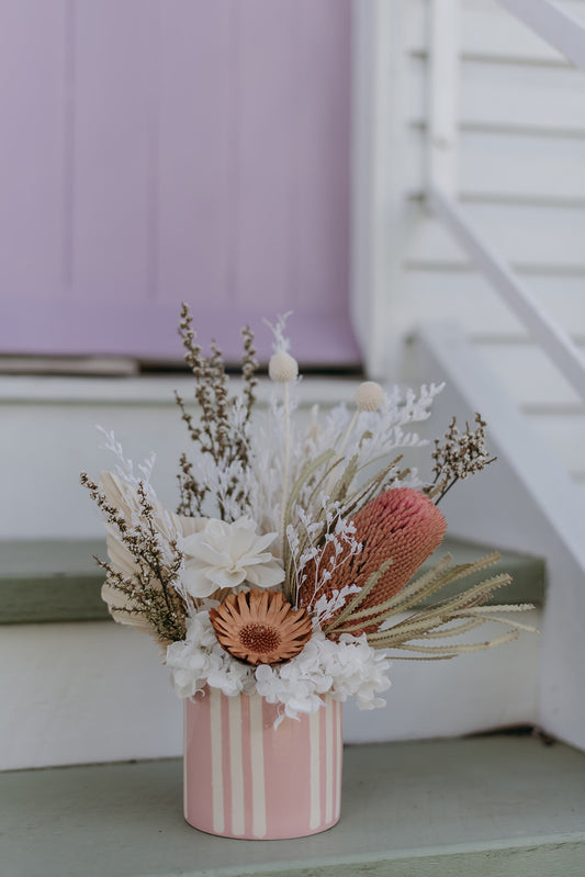 Everlasting Pink Vase Arrangement PRE-ORDER